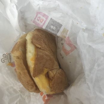 Dunkin' - Got my order completely wrong I ordered a sausage egg and cheese croissant. When I picked up my order this is what I got.Horrible service - Coffee & Tea Near Me - McKinney, Texas