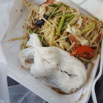 Cambodian Restaurant - $5 papaya salad. - Cambodian Near Me - Stockton, California