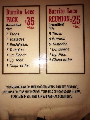 Menu photo 6 Burrito LOCO Dearborn Heights, MI