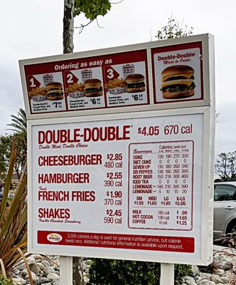 Menu photo 8 In-N-Out Burger Seal Beach, CA Menu photo 8 In-N-Out Burger Seal Beach, CA