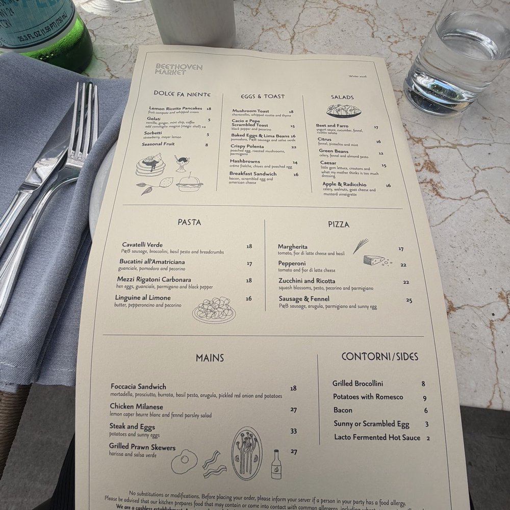 Beethoven Market - Menu - Italian Near Me - Los Angeles, California Beethoven Market - Menu - Italian Near Me - Los Angeles, California