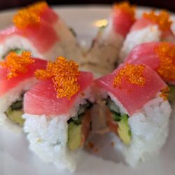 Kimoto Sake and Sushi - Cherry Blossom roll