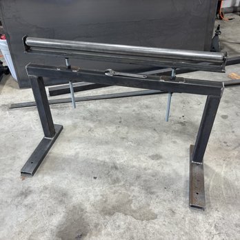 J. Co Fab - Adjustable roller stand for a local MFG - Fences & Gates Near Me