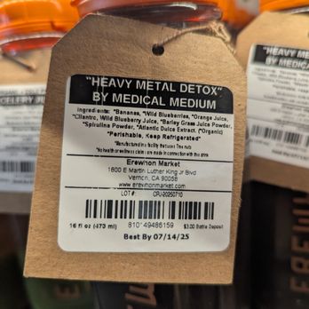 Erewhon - House juice lable - Grocery Near Me - Pasadena, California