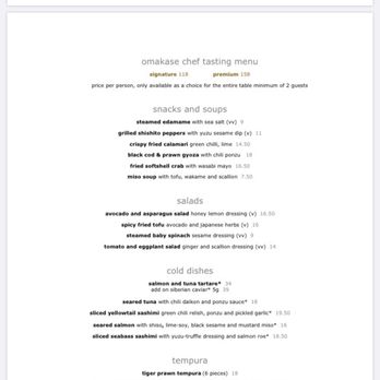 Zuma - Menu - Japanese Near Me - Las Vegas, Nevada Zuma - Menu - Japanese Near Me - Las Vegas, Nevada
