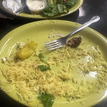 Yasmine's Cafe - Lamb Kabob Plate - Mediterranean Near Me - Albuquerque, New Mexico