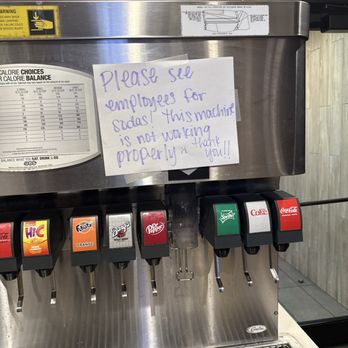 McDonald's - Broken soda machine - Burgers Near Me - Crawfordsville, Indiana McDonald's - Broken soda machine - Burgers Near Me - Crawfordsville, Indiana