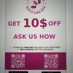 Turbo Thao's Nails - 1. Download our app and book an appointment get 5$ off 2. Get a quote from Pro Insurance get 5$ off