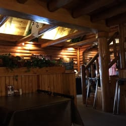 Chopping Block Steakhouse - The place is literally in a log cabin.