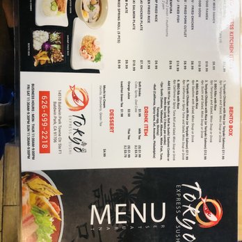 Tokyo Sushi - Menu - Japanese Near Me - Baldwin Park, California Tokyo Sushi - Menu - Japanese Near Me - Baldwin Park, California