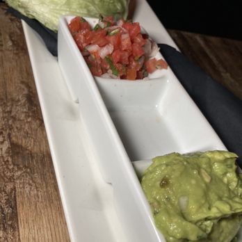 Gringos & Mariachis - Condiments for fajitas - i asked them to hold the sour cream - Mexican Near Me - Bethesda, Maryland Gringos & Mariachis - Condiments for fajitas - i asked them to hold the sour cream - Mexican Near Me - Bethesda, Maryland