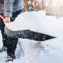Roberts Snow Removal - We use a combination of snow blowers and shoveling to clear walkways.