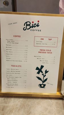 Menu photo 2 Bici Coffee Menlo Park, CA Menu photo 2 Bici Coffee Menlo Park, CA