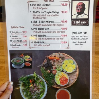 Pho Thin - Vietnamese Near Me - Westminster, California