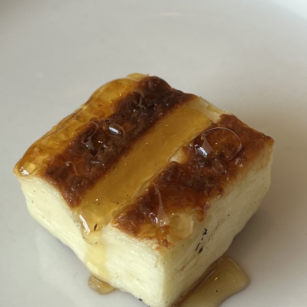 Fogo de Chão - Melted cheese with warm honey - Brazilian Near Me - Oak Brook, Illinois