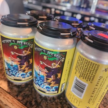 Neptune's Brewery - three cans of beer on a counter - Breweries Near Me - Livingston, Montana Neptune's Brewery - three cans of beer on a counter - Breweries Near Me - Livingston, Montana