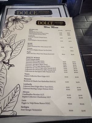 Menu photo 1 Dolce Osteria Charlotte, NC