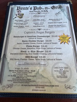Menu photo 3 Pirates Pub & Grub Madeira Beach, FL Menu photo 3 Pirates Pub & Grub Madeira Beach, FL