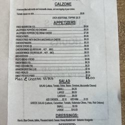 New York Pizza - Menu - June 2024