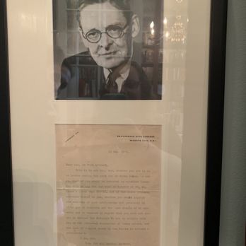 Faulkner House Books - A letter from T.S. Eliot - Bookstores Near Me - New Orleans, Louisiana Faulkner House Books - A letter from T.S. Eliot - Bookstores Near Me - New Orleans, Louisiana