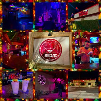 Toucans Tiki Lounge - Photo 1: Montage of images from Toucan's Tiki Lounge - Gay Bars Near Me - Palm Springs, California Toucans Tiki Lounge - Photo 1: Montage of images from Toucan's Tiki Lounge - Gay Bars Near Me - Palm Springs, California