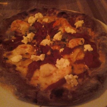 True Food Kitchen - Wild Shrimp, Caramelized Onion, Roasted Peppers & Goat Cheese - New American Near Me - Phoenix, Arizona True Food Kitchen - Wild Shrimp, Caramelized Onion, Roasted Peppers & Goat Cheese - New American Near Me - Phoenix, Arizona