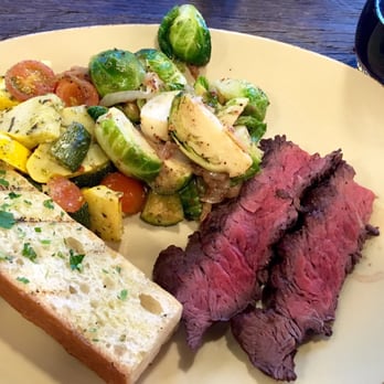 Urban Plates - Steak Plate with 2 sides- Brussel sprouts and roasted squash - Salad Near Me - Pasadena, California Urban Plates - Steak Plate with 2 sides- Brussel sprouts and roasted squash - Salad Near Me - Pasadena, California