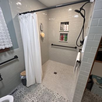 Jr's Quality Tile & Hardwood - a shower and toilet - Carpeting Near Me - Centre Hall, Pennsylvania Jr's Quality Tile & Hardwood - a shower and toilet - Carpeting Near Me - Centre Hall, Pennsylvania
