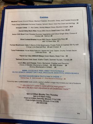 Menu photo 3 LouReda's an American Table Rocky Mount, NC Menu photo 3 LouReda's an American Table Rocky Mount, NC