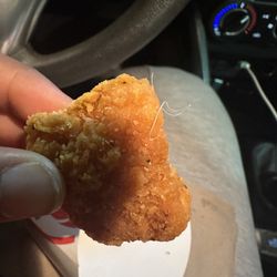 Wendy's - Hair on chicken nugget