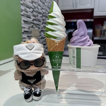 Premium Matcha Cafe Maiko - A swirl of matcha + vanilla n' ube soft serve - Desserts Near Me - Honolulu, Hawaii Premium Matcha Cafe Maiko - A swirl of matcha + vanilla n' ube soft serve - Desserts Near Me - Honolulu, Hawaii