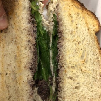 Daily Provisions - Upper West Side - Tuna sandwich with olive tapenade, arugula on sourdough bread - Cafes Near Me - New York, New York Daily Provisions - Upper West Side - Tuna sandwich with olive tapenade, arugula on sourdough bread - Cafes Near Me - New York, New York