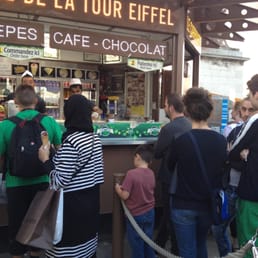 Getting ready to order crepes