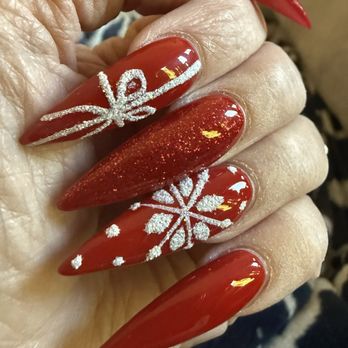 T Nail Lounge - My Christmas Nails ! Courtesy of T Nail Lounge ! - Nail Salons Near Me - Mesa, Arizona T Nail Lounge - My Christmas Nails ! Courtesy of T Nail Lounge ! - Nail Salons Near Me - Mesa, Arizona