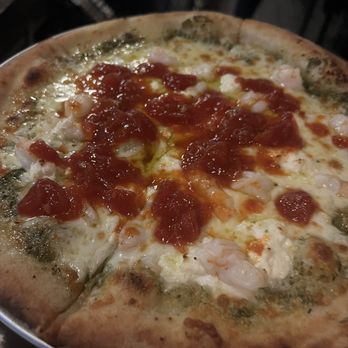 Sorella - Shrimp pesto pizza - Pizza Near Me - Hartford, Connecticut Sorella - Shrimp pesto pizza - Pizza Near Me - Hartford, Connecticut