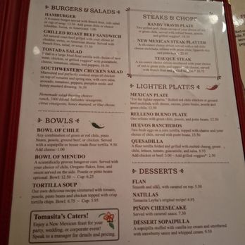Tomasita's - Burgers - New Mexican Cuisine Near Me - Santa Fe, New Mexico