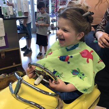 Pigtails & Crewcuts - Our four year old loving it (stylist Jamie getting started) - Hair Salons Near Me - Cedar Park, Texas Pigtails & Crewcuts - Our four year old loving it (stylist Jamie getting started) - Hair Salons Near Me - Cedar Park, Texas