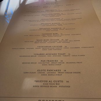 Call Her Martina - Menu - Mexican Near Me - Scottsdale, Arizona