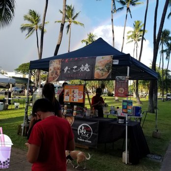 Honolulu Farmers' Market - Takoyaki - Farmers Market Near Me - Honolulu, Hawaii