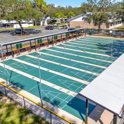 Holiday RV Park - Shuffleboard Courts at Holiday RV Park in Leesburg, FL