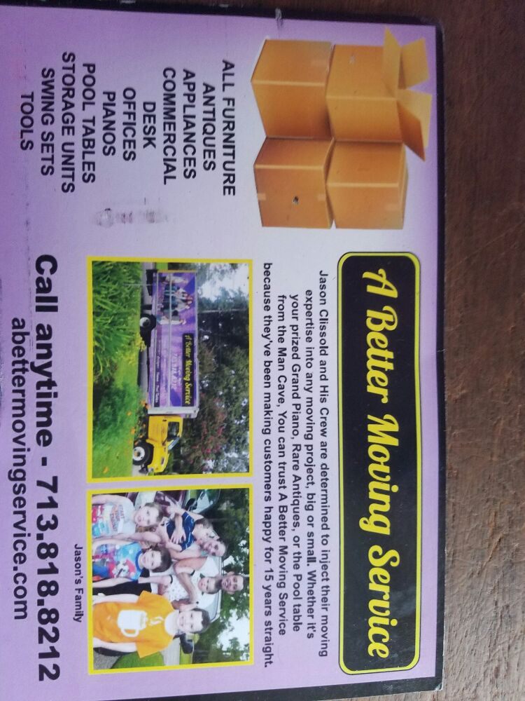 A BETTER MOVING COMPANY