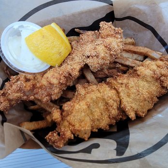 The Backyard Bar Stage and Grill - Fried Catfish with fries - American Near Me - Waco, Texas The Backyard Bar Stage and Grill - Fried Catfish with fries - American Near Me - Waco, Texas
