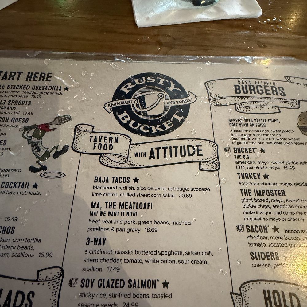 Rusty Bucket Restaurant and Tavern - Menu - American Near Me - Columbus, Ohio Rusty Bucket Restaurant and Tavern - Menu - American Near Me - Columbus, Ohio