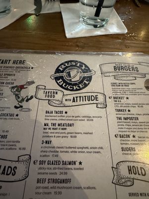 Menu photo 2 Rusty Bucket Restaurant and Tavern Columbus, OH Menu photo 2 Rusty Bucket Restaurant and Tavern Columbus, OH