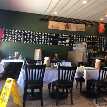 Mr. Ramen - Nice small dining area with 5 booths. - Ramen Near Me - Pompton Lakes, New Jersey Mr. Ramen - Nice small dining area with 5 booths. - Ramen Near Me - Pompton Lakes, New Jersey