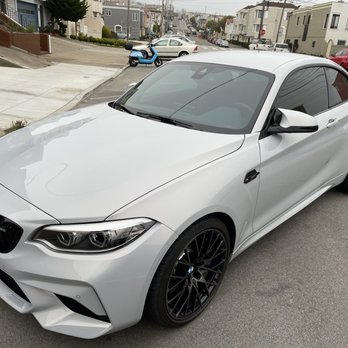 YS Window Tinting - Platinum Air70 Windshield + S9 Ceramic 35% Window Tint - Car Window Tinting Near Me - Santa Clara, California
