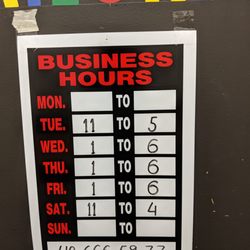 Nina's Tailoring - Sumner hours have changed: share this with all after my three missing trips. This photo wad taken on Friday, 7/26/19 at 11:30 am.