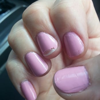 Nails Tek - Not even 24hrs after! Never coming here again! - Nail Salons Near Me - Traverse City, Michigan