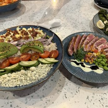 The Boat House - Crab Cobb salad and ahi tuna app - Seafood Near Me - Ponte Vedra Beach, Florida The Boat House - Crab Cobb salad and ahi tuna app - Seafood Near Me - Ponte Vedra Beach, Florida