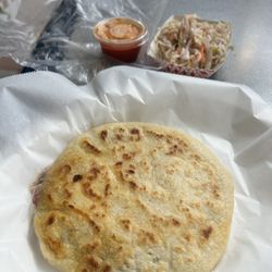 Authentic Salvadorian Pupusas - Queso and Frijoles Pupusas